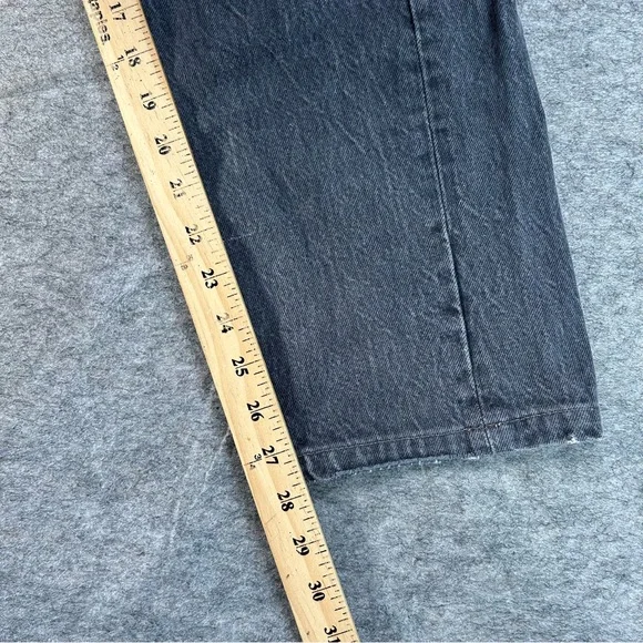 Vintage Levi’s 501 0658 Jeans Mens 28x28 Black 80s Made In USA Button Fly Repair